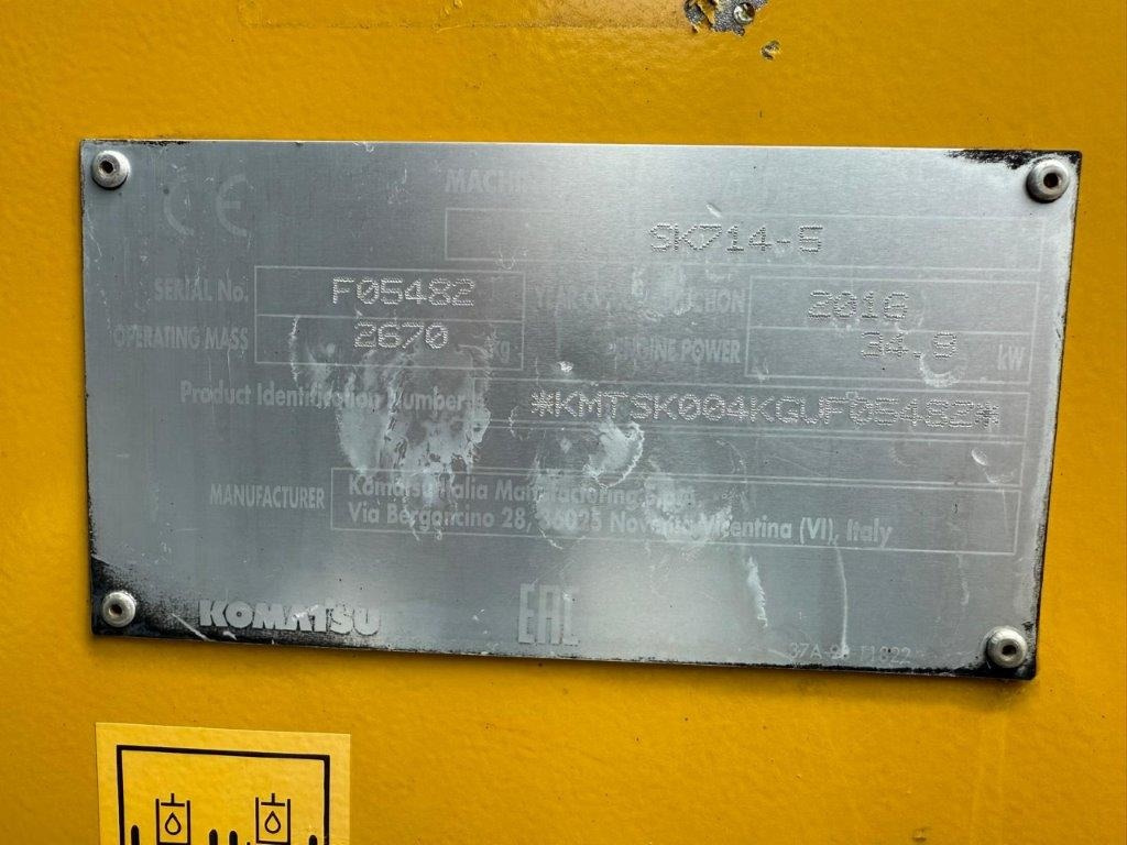 Komatsu SK714-5 (4026) - Mini utovarivač: slika 5 Komatsu SK714-5 (4026) - Mini utovarivač: slika 5