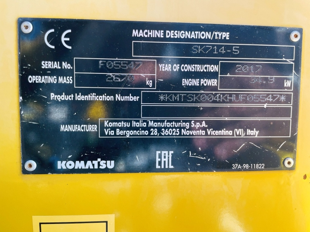 Komatsu SK714-5 (4066) - Mini utovarivač: slika 3 Komatsu SK714-5 (4066) - Mini utovarivač: slika 3