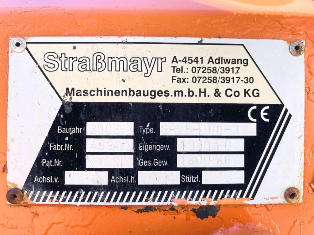 Strassmayr S-25-500G (4055) - Prskalica bitu-emulzije: slika 4 Strassmayr S-25-500G (4055) - Prskalica bitu-emulzije: slika 4