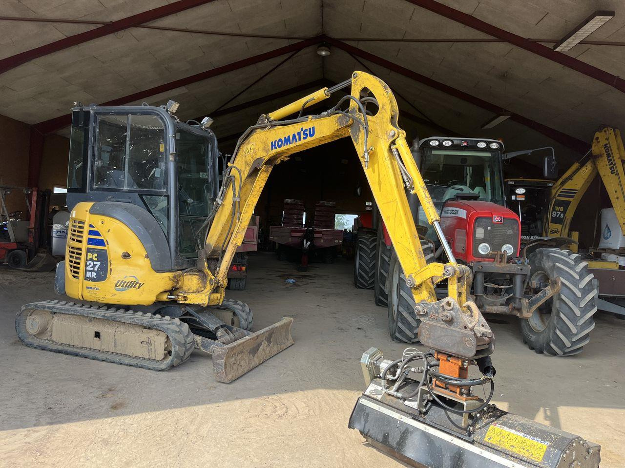 Komatsu PC27MR-2 - Mini bager: slika 1 Komatsu PC27MR-2 - Mini bager: slika 1