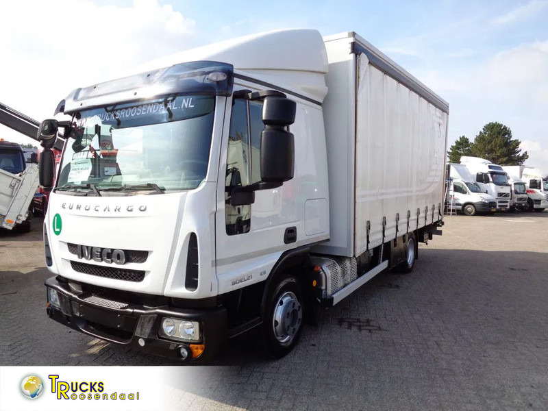 Iveco Eurocargo 80EL21 Manual + Euro 6 + Dhollandia Lift - Kamion sa ceradom: slika 1 Iveco Eurocargo 80EL21 Manual + Euro 6 + Dhollandia Lift - Kamion sa ceradom: slika 1