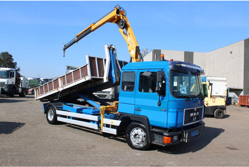 MAN 15 .232 + CRANE COPMA + HOOKSYSTEM + CONTAINER + MANUAL + 7P - Kamion sa hidrauličnom kukom, Kamion sa dizalicom: slika 2 MAN 15 .232 + CRANE COPMA + HOOKSYSTEM + CONTAINER + MANUAL + 7P - Kamion sa hidrauličnom kukom, Kamion sa dizalicom: slika 2
