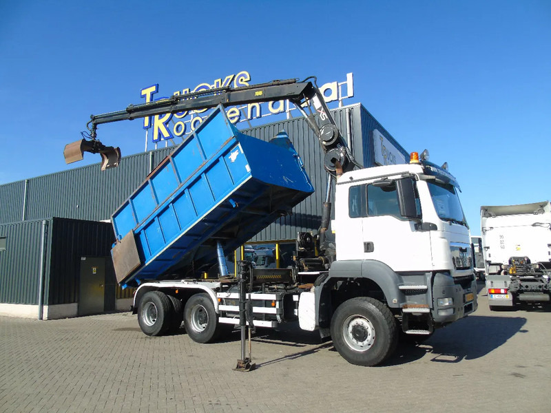 MAN TGS 26.400 + 6x6 + HIAB 166 E3 HIPRO + 3SIDE TIPPER - Kamion sa dizalicom: slika 2 MAN TGS 26.400 + 6x6 + HIAB 166 E3 HIPRO + 3SIDE TIPPER - Kamion sa dizalicom: slika 2