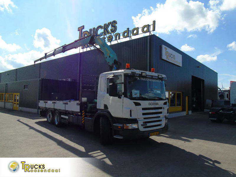 Scania P 380 + PALFINGER 18.500 5x EXTENTION + 6X2 + STEERING AXLE + REMOTE - Kamion sa dizalicom: slika 1 Scania P 380 + PALFINGER 18.500 5x EXTENTION + 6X2 + STEERING AXLE + REMOTE - Kamion sa dizalicom: slika 1
