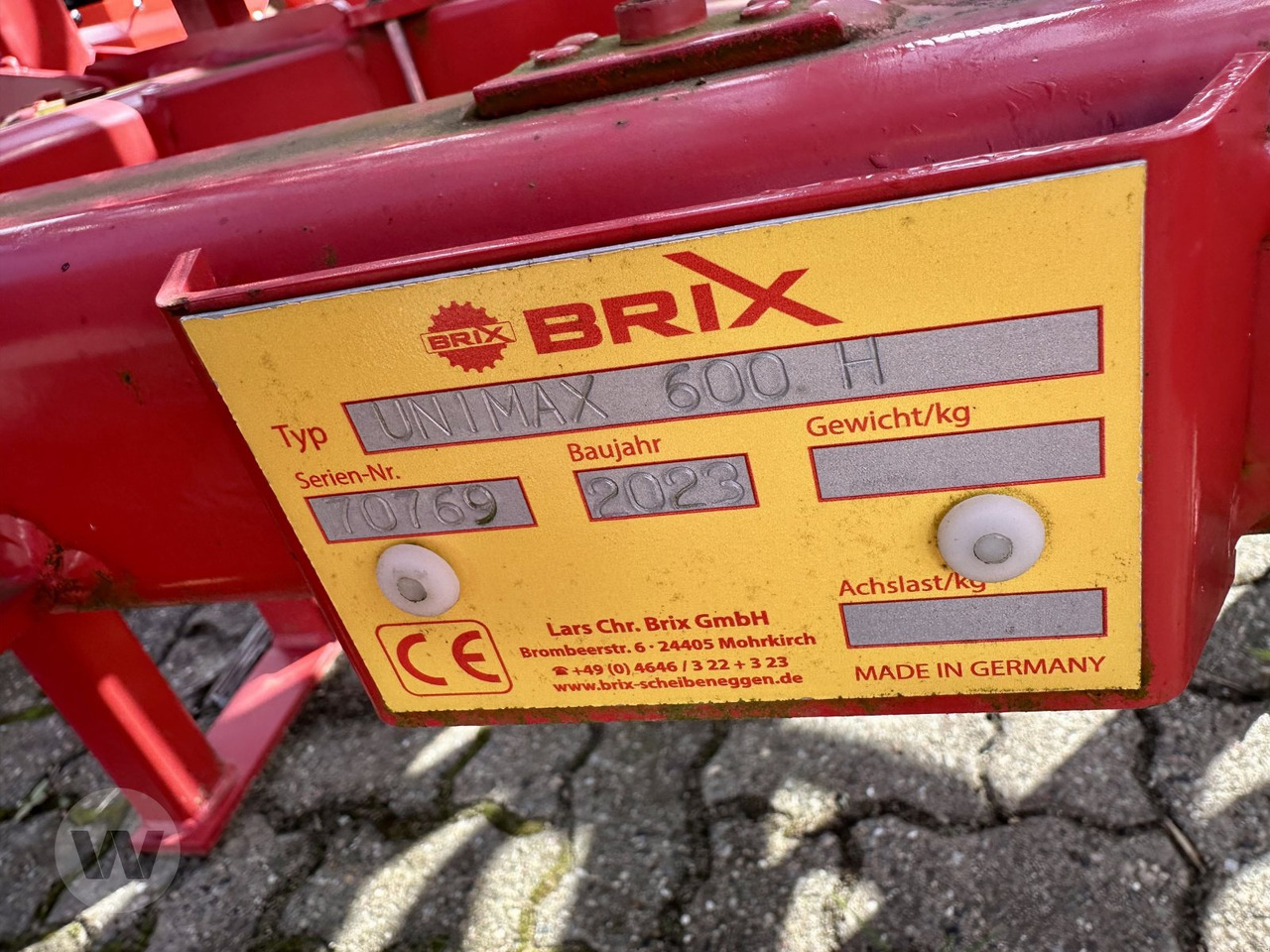 Brix UNIMAX 600 H - Kultivator: slika 5 Brix UNIMAX 600 H - Kultivator: slika 5