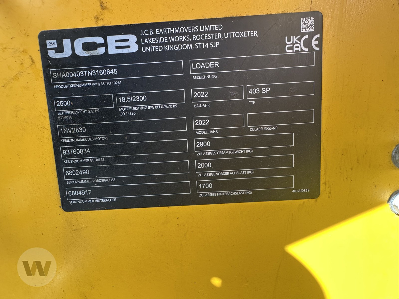 JCB 403 AGRI - Zglobni utovarivač: slika 3 JCB 403 AGRI - Zglobni utovarivač: slika 3