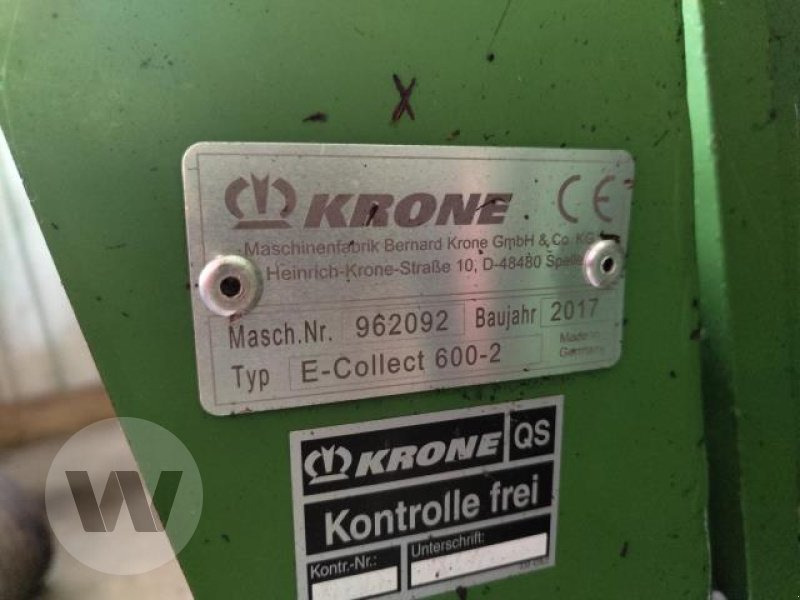 Krone Easy Collect 600 - Kombajn za kukuruz: slika 2 Krone Easy Collect 600 - Kombajn za kukuruz: slika 2