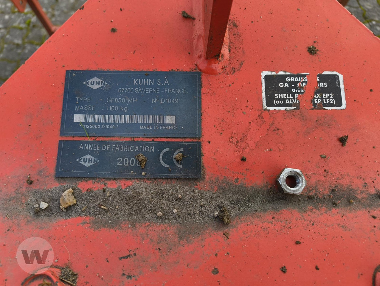 Kuhn GF 8501 MH - Prevrtač/ Grabuljač: slika 5 Kuhn GF 8501 MH - Prevrtač/ Grabuljač: slika 5