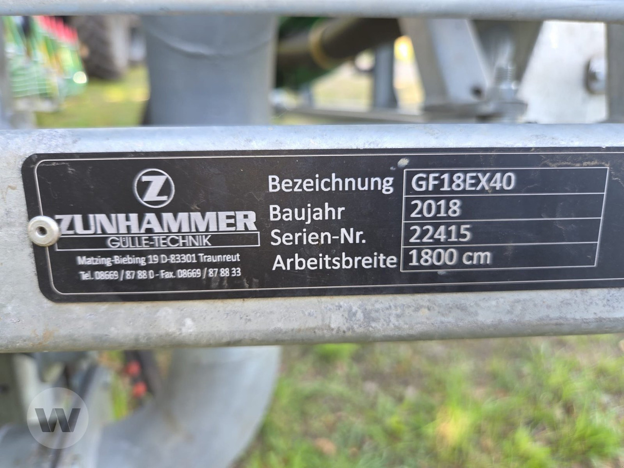 Zunhammer Glidefix-Verteiler - Deponator gnojnice: slika 3 Zunhammer Glidefix-Verteiler - Deponator gnojnice: slika 3