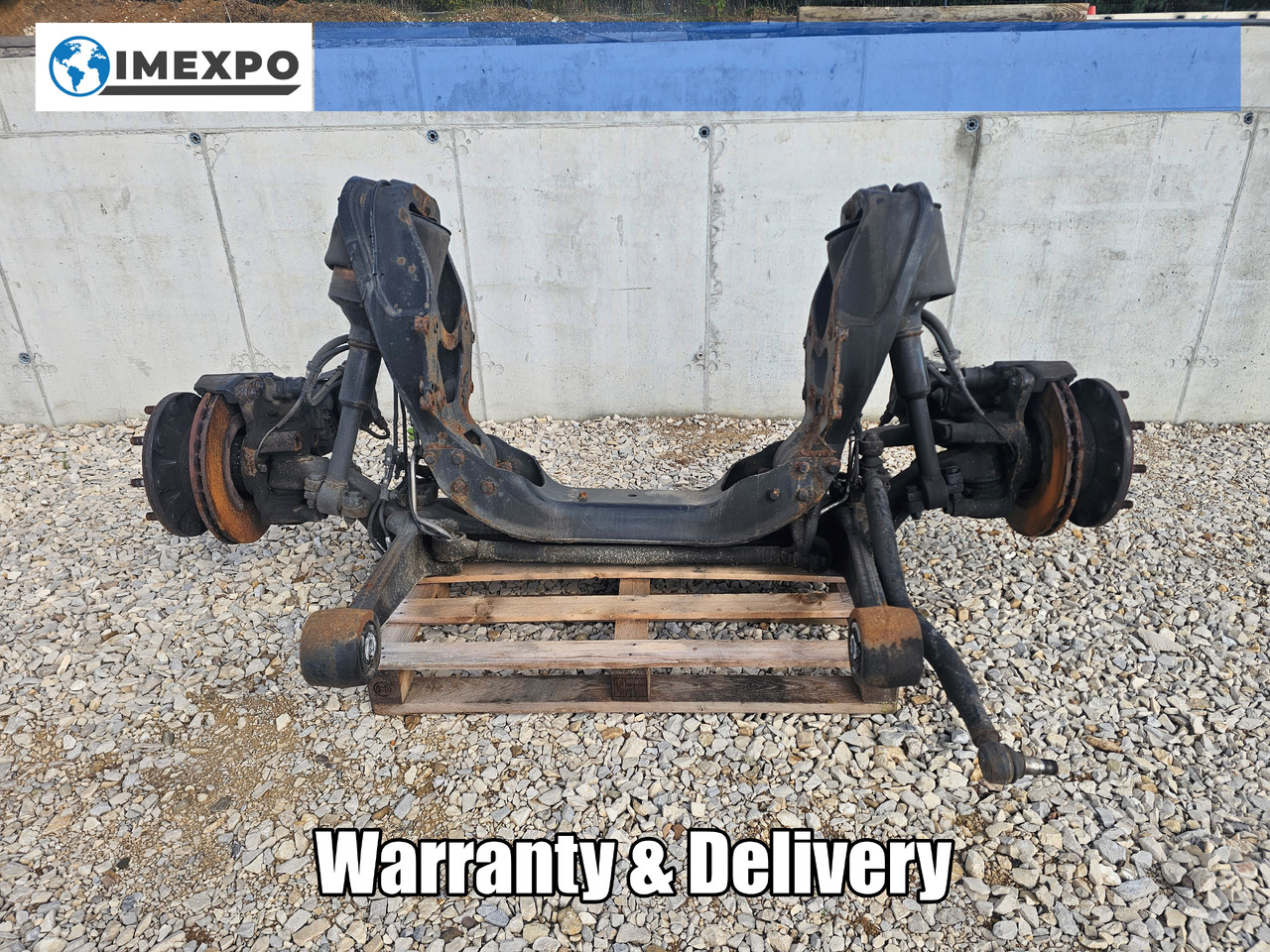 MAN TGX TGS AIR SUNSPENSION / COMPLETE FRONT AXLE - Prednja osovina: slika 1 MAN TGX TGS AIR SUNSPENSION / COMPLETE FRONT AXLE - Prednja osovina: slika 1