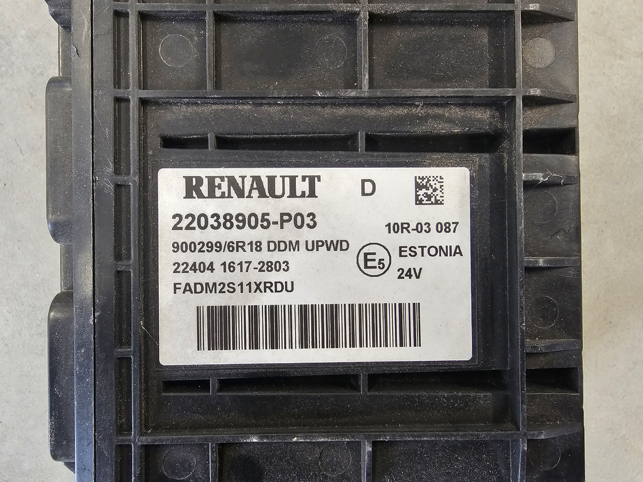 Upravljačka jedinica RENAULT RANGE T / PDM DOOR CONTROL UNIT: slika 7 Upravljačka jedinica RENAULT RANGE T / PDM DOOR CONTROL UNIT: slika 7