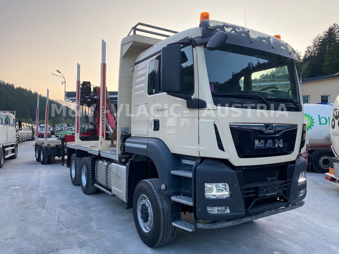 MAN 33.500 6X6 mit Kran PENZ 12Z - Šticar, Kamion sa dizalicom: slika 2 MAN 33.500 6X6 mit Kran PENZ 12Z - Šticar, Kamion sa dizalicom: slika 2