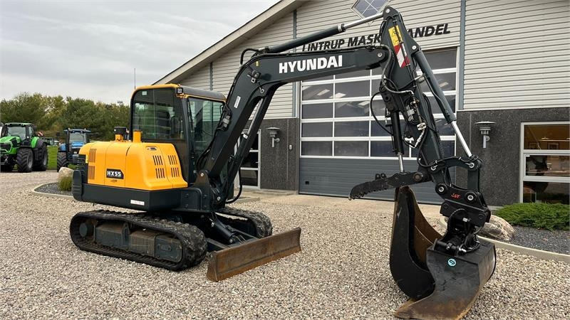 Hyundai HX55 Med Hydrema skifte og centralsmørring og grab  - Mini bager: slika 5 Hyundai HX55 Med Hydrema skifte og centralsmørring og grab  - Mini bager: slika 5