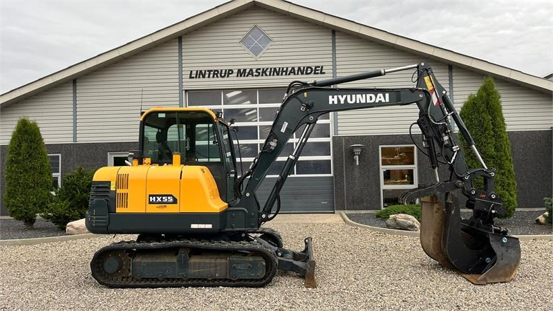 Hyundai HX55 Med Hydrema skifte og centralsmørring og grab  - Mini bager: slika 4 Hyundai HX55 Med Hydrema skifte og centralsmørring og grab  - Mini bager: slika 4