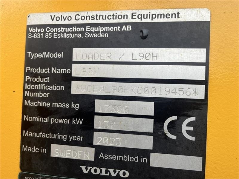 Volvo L90H Dansk-maskine, med alt udstyr på. CDC, BSS, - Utovarivač točkaš: slika 2 Volvo L90H Dansk-maskine, med alt udstyr på. CDC, BSS, - Utovarivač točkaš: slika 2
