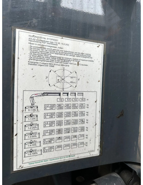 Kamion sa kablovskim sistemom, Kamion sa dizalicom DAF CF 370 EURO6!!6x2!KRAAN/KRAN/KABEL/ABROLLKIPPER!!2014!!: slika 17
