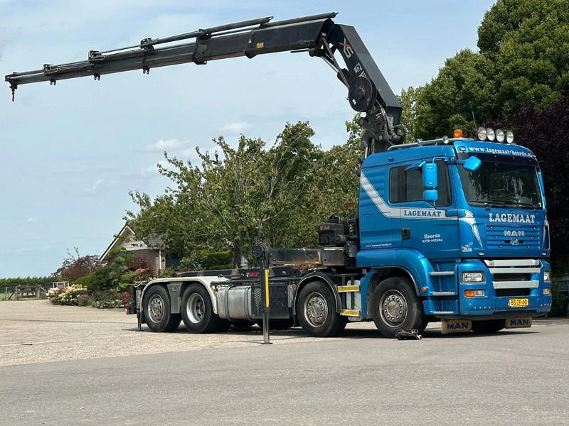 MAN TGA 35.440 8x2 HIAB 37TM!!RADIO REMOTE/CONTAINER SYSTEM! - Kamion sa kablovskim sistemom, Kamion sa dizalicom: slika 1 MAN TGA 35.440 8x2 HIAB 37TM!!RADIO REMOTE/CONTAINER SYSTEM! - Kamion sa kablovskim sistemom, Kamion sa dizalicom: slika 1