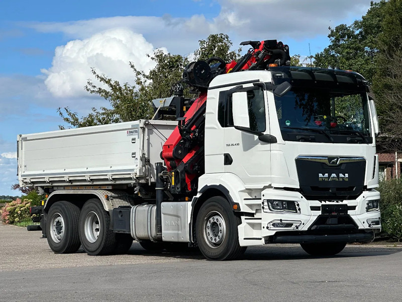 MAN TGS 26.430 2022!EURO6!! 6x2!! PALFINGER 23tm+JIB+LIER/WINCH!!DREISEITEN KIPPER/BORDMATIC!!9tkm - Istovarivač, Kamion sa dizalicom: slika 2 MAN TGS 26.430 2022!EURO6!! 6x2!! PALFINGER 23tm+JIB+LIER/WINCH!!DREISEITEN KIPPER/BORDMATIC!!9tkm - Istovarivač, Kamion sa dizalicom: slika 2