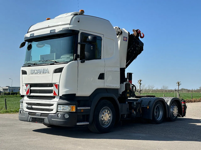 Tegljač Scania R450 6x2 !!TRACTOR!!!CRANE/GRUE/HMF 50TM!!TOP!EURO6!!: slika 7