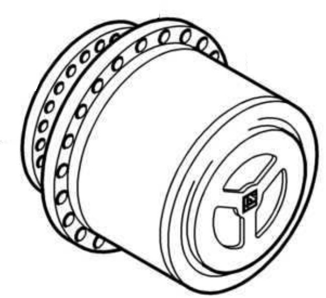 Bomag 05901806R - R916218480 - Pogonski reduktor za Građevinska mašina: slika 1 Bomag 05901806R - R916218480 - Pogonski reduktor za Građevinska mašina: slika 1
