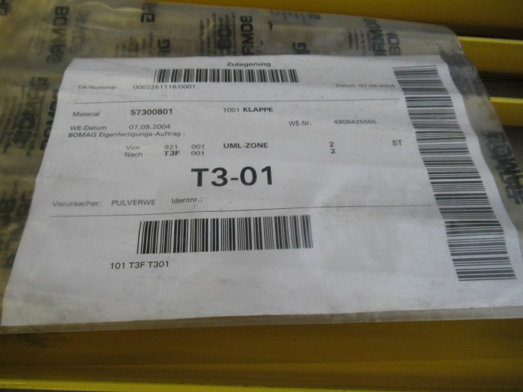 Bomag 57300801 - - Vrata i delovi za Građevinska mašina: slika 3 Bomag 57300801 - - Vrata i delovi za Građevinska mašina: slika 3