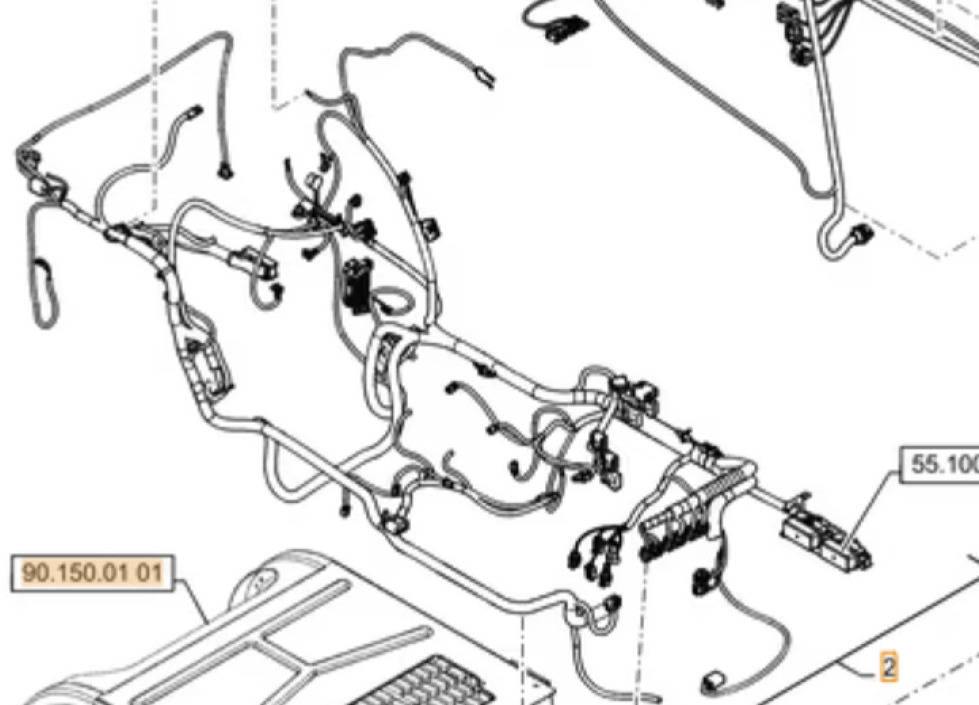 Case 47377806 - Kablovi/ Žičana oprema za Građevinska mašina: slika 1 Case 47377806 - Kablovi/ Žičana oprema za Građevinska mašina: slika 1