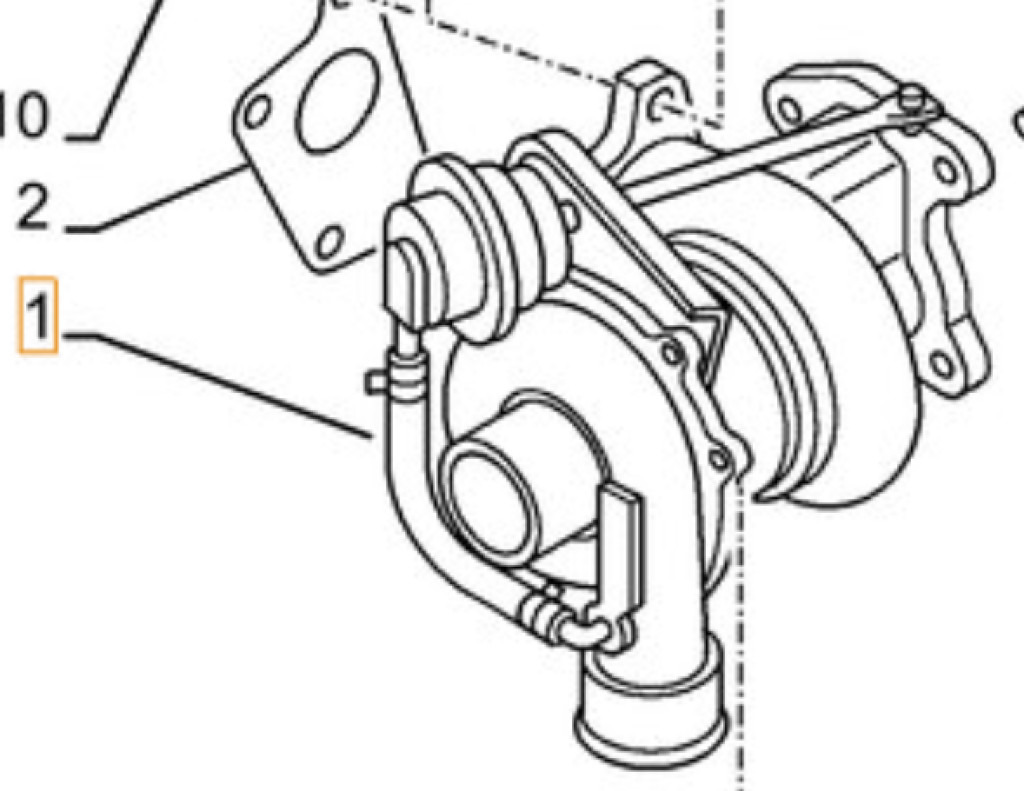 Case 47489786R - Turbo za Građevinska mašina: slika 1 Case 47489786R - Turbo za Građevinska mašina: slika 1