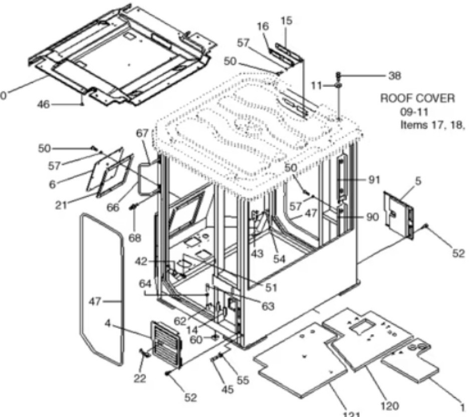Case 72LH-35020 - Kabina za Poljoprivredna mašina: slika 1 Case 72LH-35020 - Kabina za Poljoprivredna mašina: slika 1