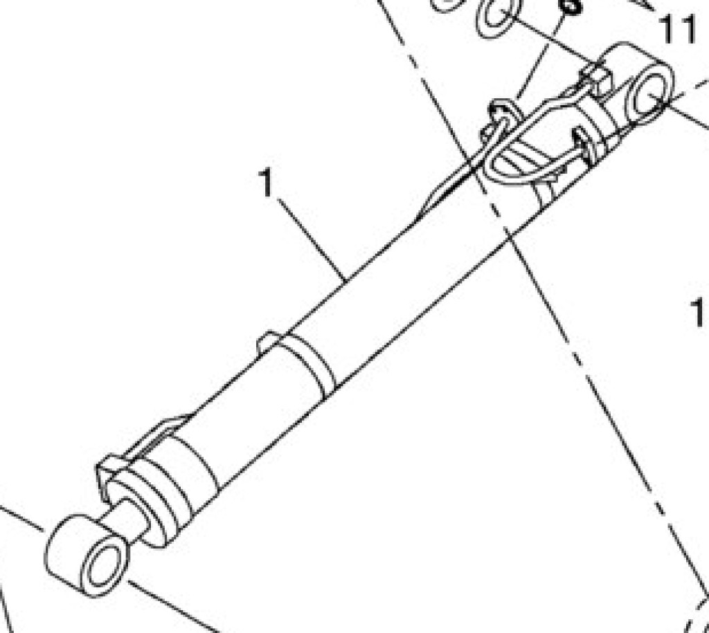 Case KWV12490 - KWV10830 - Hidraulični cilindar za Poljoprivredna mašina: slika 1 Case KWV12490 - KWV10830 - Hidraulični cilindar za Poljoprivredna mašina: slika 1