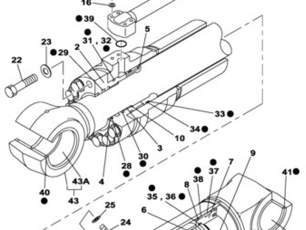 Case LZ007420 - LB010990 - Hidraulični cilindar za Poljoprivredna mašina: slika 1 Case LZ007420 - LB010990 - Hidraulični cilindar za Poljoprivredna mašina: slika 1
