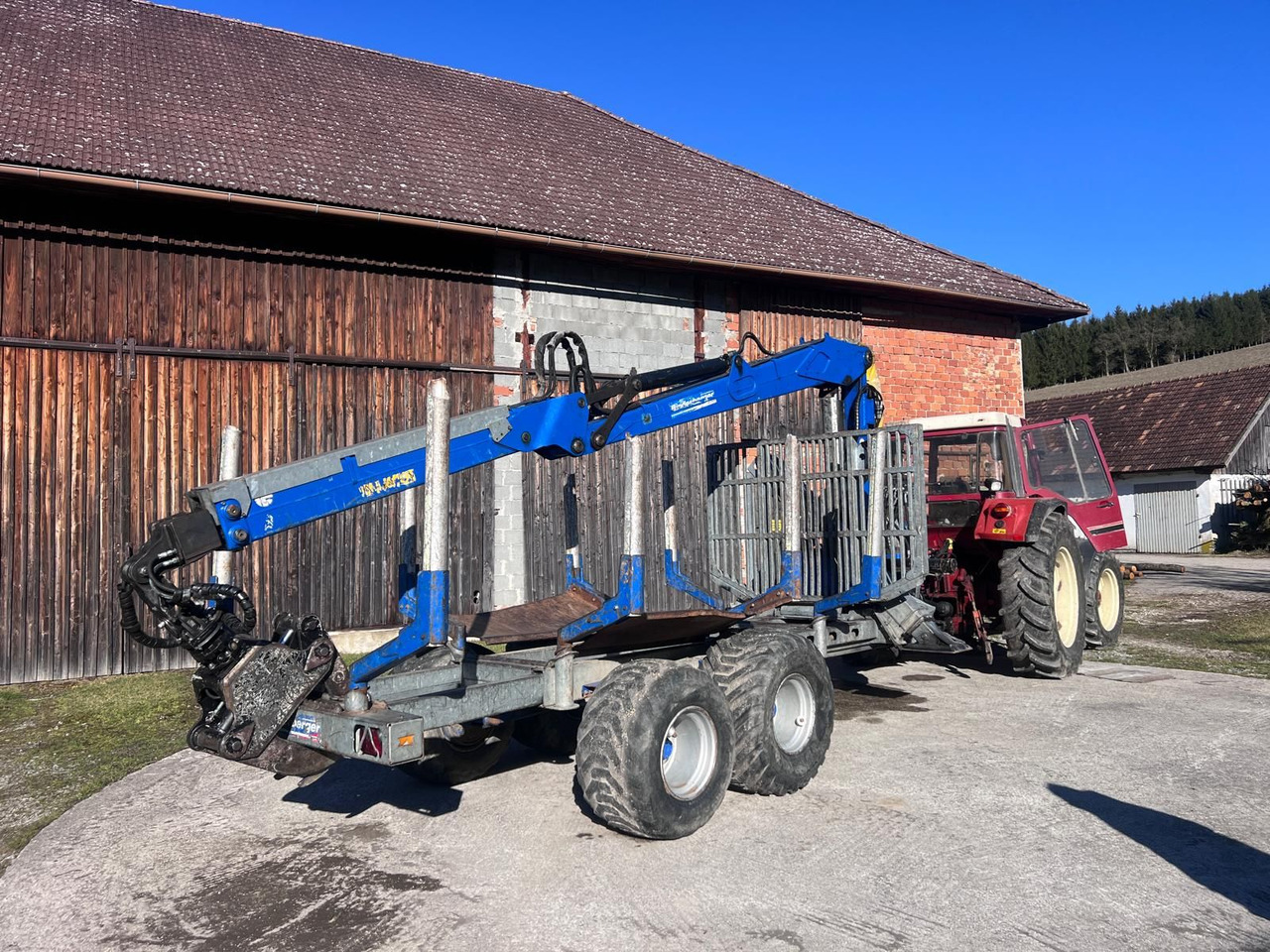 Binderberger RW14 mit Penz BP 8000L Kran - Šumska prikolica: slika 2 Binderberger RW14 mit Penz BP 8000L Kran - Šumska prikolica: slika 2