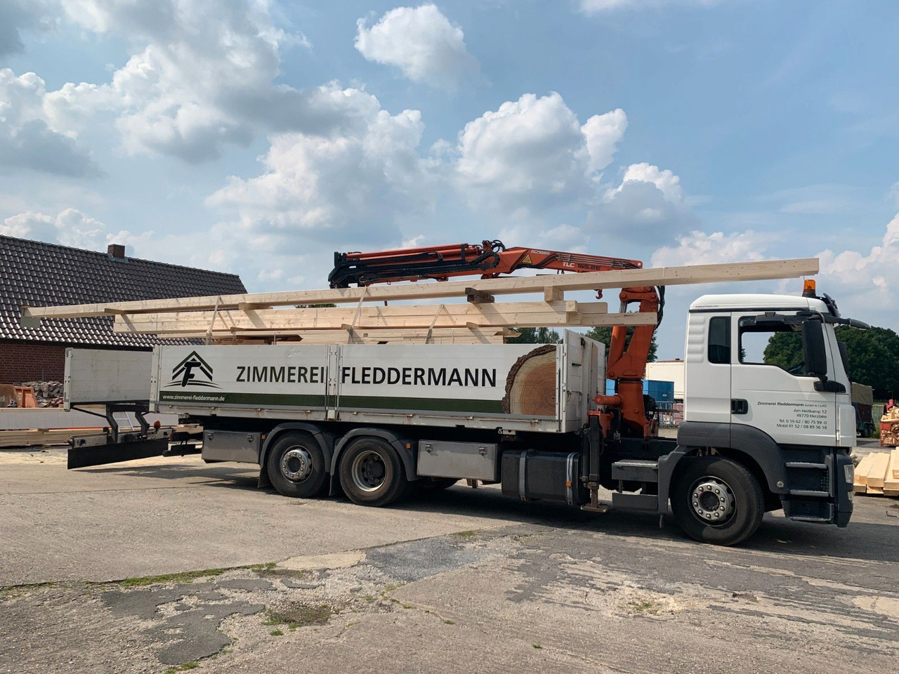 MAN TGS26400-6x2 LL/ TEREX 165 - EA3 - Kamion sa tovarnim sandukom, Kamion sa dizalicom: slika 1 MAN TGS26400-6x2 LL/ TEREX 165 - EA3 - Kamion sa tovarnim sandukom, Kamion sa dizalicom: slika 1