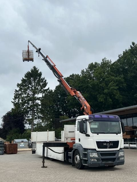 Kamion sa tovarnim sandukom, Kamion sa dizalicom MAN TGS26400-6x2 LL/ TEREX 165 - EA3: slika 7