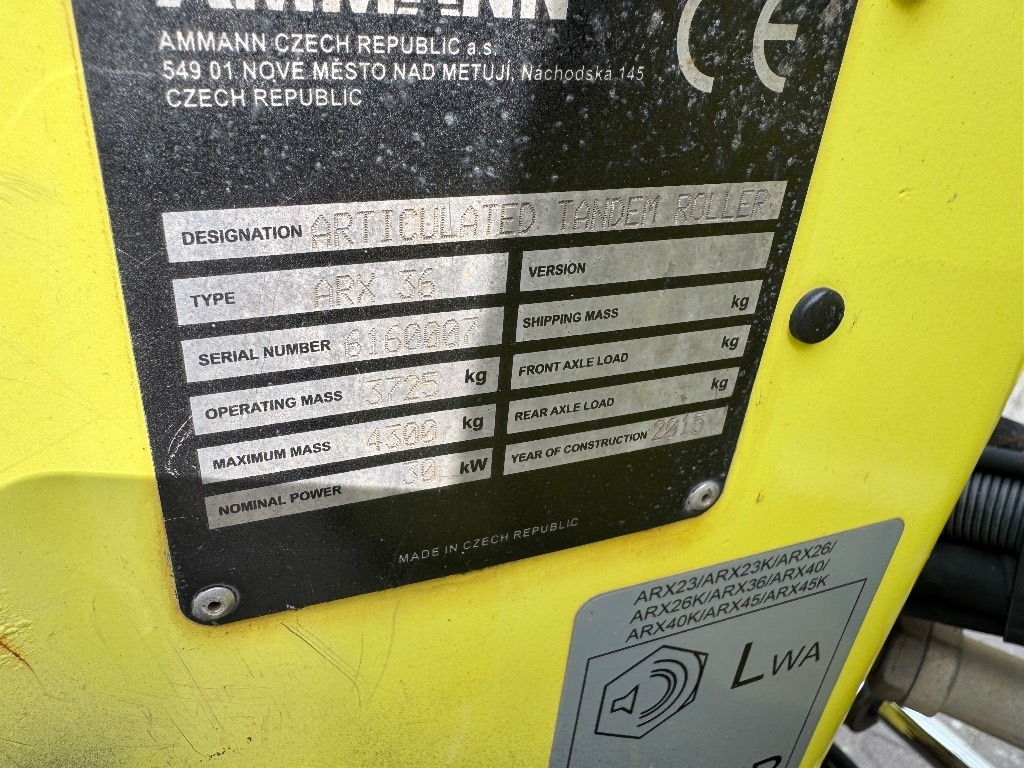 Ammann ARX 36 - Valjak za puteve: slika 4 Ammann ARX 36 - Valjak za puteve: slika 4