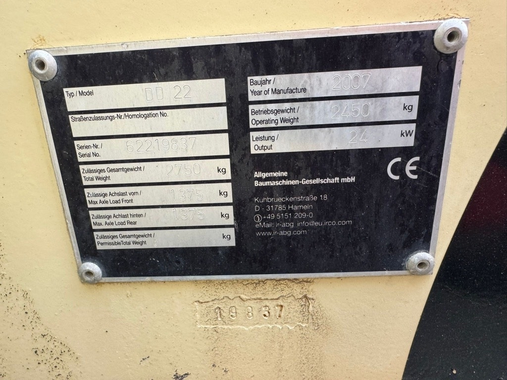 Ingersoll Rand DD22  - Valjak za puteve: slika 5 Ingersoll Rand DD22  - Valjak za puteve: slika 5