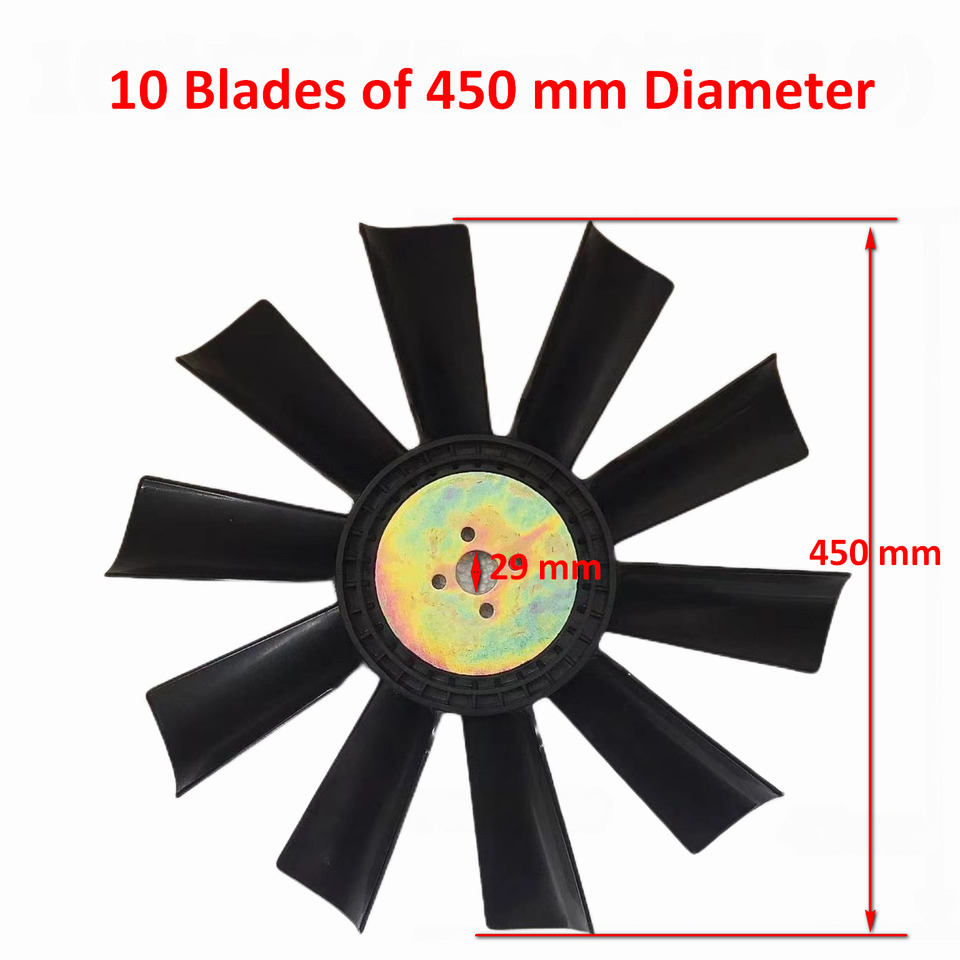 Qingdao Promising Engine Cooling Fan Blade for China Loader - Ventilator za Utovarivač točkaš: slika 4 Qingdao Promising Engine Cooling Fan Blade for China Loader - Ventilator za Utovarivač točkaš: slika 4