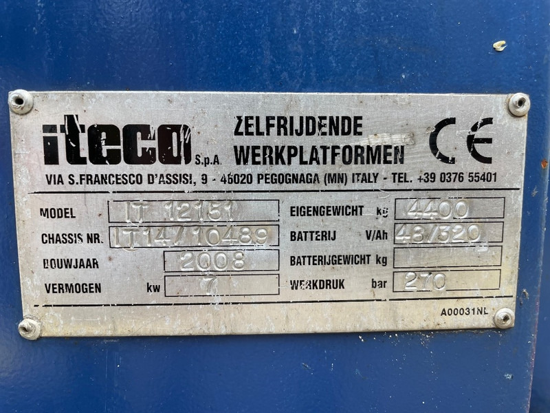 Iteco IT 12151 - Lift u obliku makaza: slika 3 Iteco IT 12151 - Lift u obliku makaza: slika 3