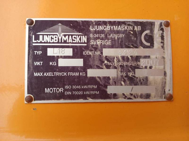 Utovarivač točkaš Ljungby L18, Hjullastare ''SÅLD'': slika 13