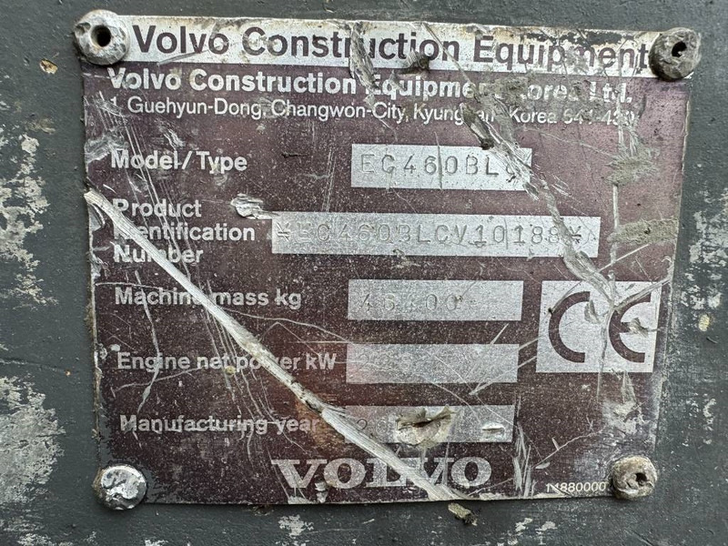 Bager guseničar Volvo EC460 BLC, Bandgrävare: slika 18