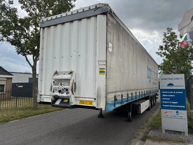 Krone SD curtainslider taillift standard chassis drum brakes - Poluprikolica sa ceradom: slika 1 Krone SD curtainslider taillift standard chassis drum brakes - Poluprikolica sa ceradom: slika 1
