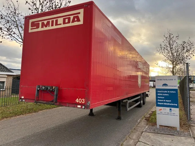 SYSTEM TRAILERS 2 axle closed box double stock - Poluprikolica sa zatvorenim sandukom: slika 1 SYSTEM TRAILERS 2 axle closed box double stock - Poluprikolica sa zatvorenim sandukom: slika 1