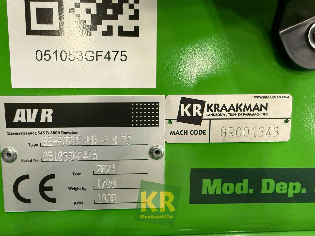 AVR GE Force  - Oprema za obradu zemljišta: slika 5 AVR GE Force  - Oprema za obradu zemljišta: slika 5