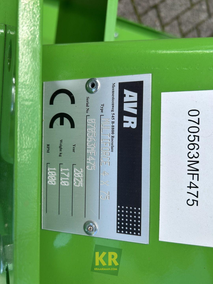 AVR MultiForce  - Oprema za obradu zemljišta: slika 3 AVR MultiForce  - Oprema za obradu zemljišta: slika 3
