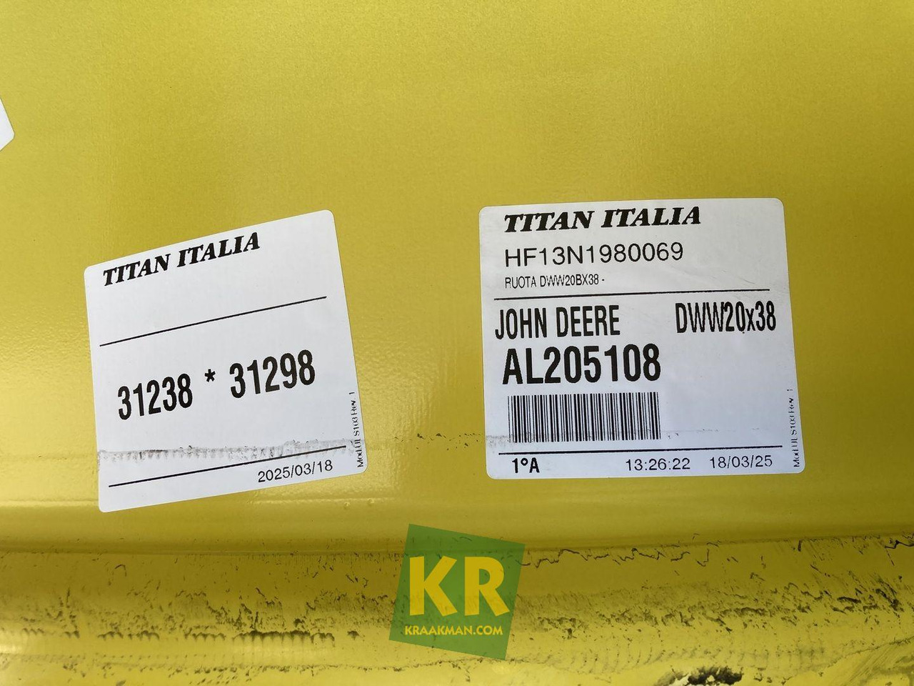 John Deere 18 X 38 velg - Felna za Traktor: slika 4 John Deere 18 X 38 velg - Felna za Traktor: slika 4