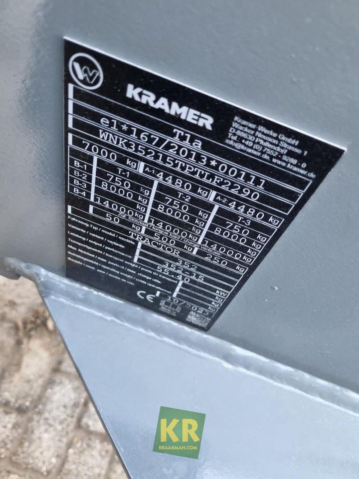 Kramer KL35.8T - Teleskopski utovarivač na točkovima: slika 3 Kramer KL35.8T - Teleskopski utovarivač na točkovima: slika 3