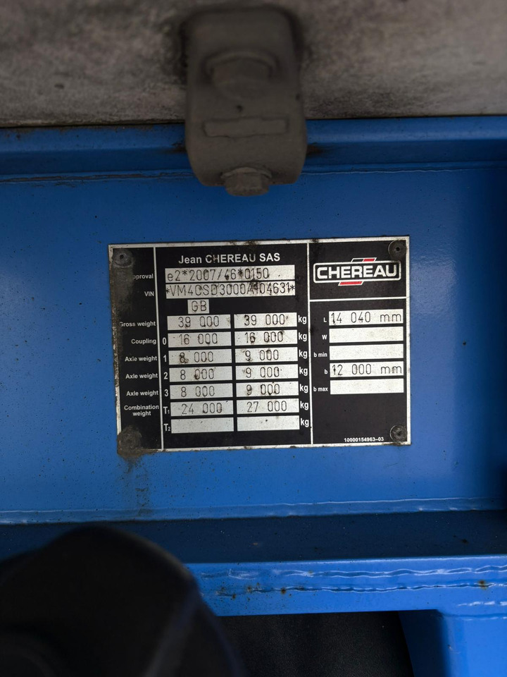 Poluprikolica hladnjače Chereau 2015 Vector 1950MT – JST102: slika 22