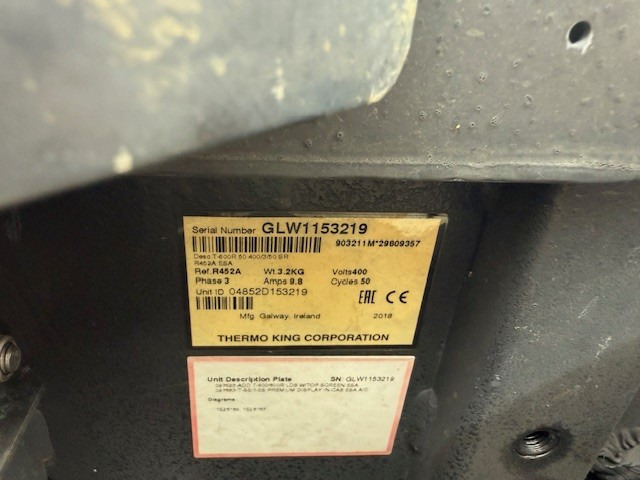 Thermo King T-600 S/N : GLW1153219 - Frižider: slika 2 Thermo King T-600 S/N : GLW1153219 - Frižider: slika 2