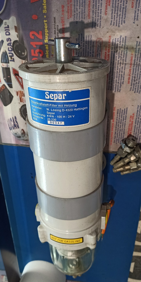 Fuel water separator SEPAR KWA 100H 24V - Sistem goriva za Druga mašina: slika 4 Fuel water separator SEPAR KWA 100H 24V - Sistem goriva za Druga mašina: slika 4