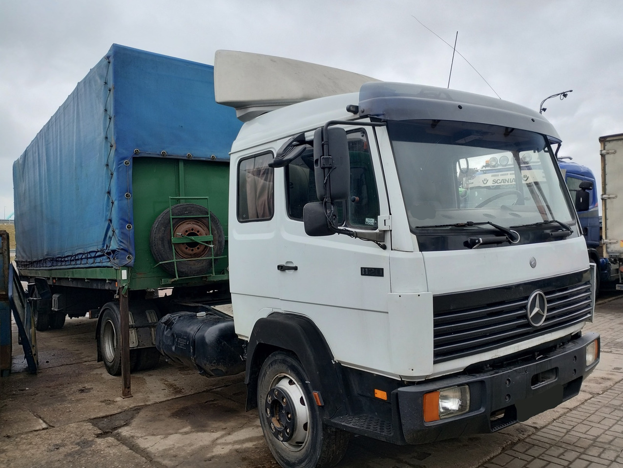MERCEDES BENZ 1120 S + NACZEPA 1-OSIOWA TRAILER - Tegljač: slika 2 MERCEDES BENZ 1120 S + NACZEPA 1-OSIOWA TRAILER - Tegljač: slika 2