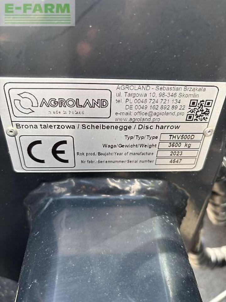 Tanjirača Agroland titanium heavy 500: slika 10 Tanjirača Agroland titanium heavy 500: slika 10